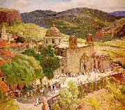 Berninghaus, Oscar Edmund Taxco oil painting on canvas